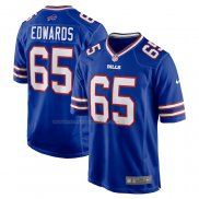 Maglia NFL Game Buffalo Bills Mike Edwards 65 Blu