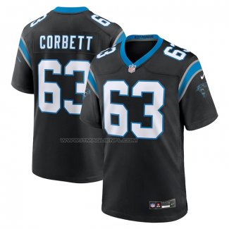 Maglia NFL Game Carolina Panthers Austin Corbett Nero2