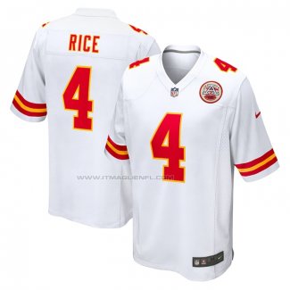 Maglia NFL Game Kansas City Chiefs Rashee Rice Bianco