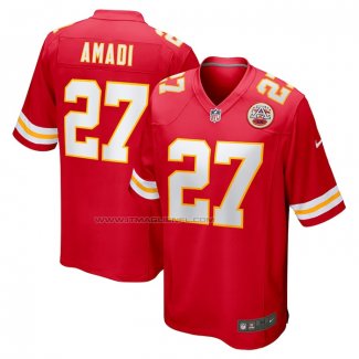 Maglia NFL Game Kansas City Chiefs Ugo Amadi Home Rosso