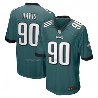 Maglia NFL Game Philadelphia Eagles Jordan Davis 2022 NFL Draft Pick Verde