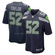 Maglia NFL Game Seattle Seahawks Darrell Taylor Blu