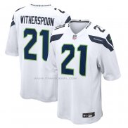 Maglia NFL Game Seattle Seahawks Devon Witherspoon Away Bianco