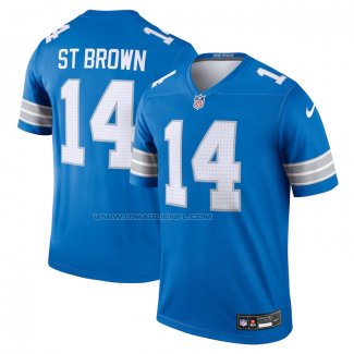 Maglia NFL Legend Detroit Lions Amon-ra St. Brown Blu