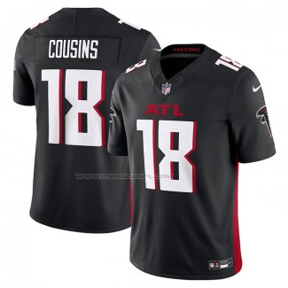 Maglia NFL Limited Atlanta Falcons Kirk Cousins Vapor F.U.S.E. Nero