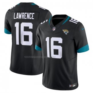 Maglia NFL Limited Jacksonville Jaguars Trevor Lawrence Vapor F.U.S.E. Nero