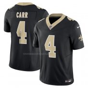 Maglia NFL Limited New Orleans Saints Derek Carr Vapor F.U.S.E. Nero