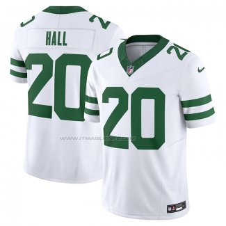 Maglia NFL Limited New York Jets Breece Hall Vapor F.U.S.E. Legacy Bianco