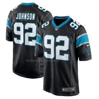 Maglia NFL Game Carolina Panthers Darryl Johnson Nero