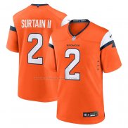 Maglia NFL Game Denver Broncos Patrick Surtain II Arancione