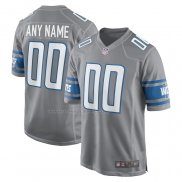 Maglia NFL Game Detroit Lions Alternato Personalizzate Grigio