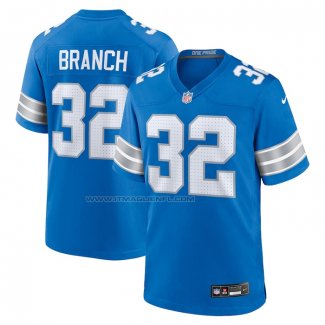 Maglia NFL Game Detroit Lions Brian Branch Blu