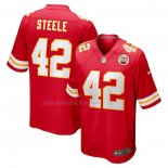 Maglia NFL Game Kansas City Chiefs Carson Steele Rosso