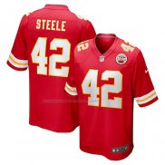 Maglia NFL Game Kansas City Chiefs Carson Steele Rosso