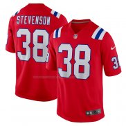 Maglia NFL Game New England Patriots Rhamondre Stevenson Alternato Rosso