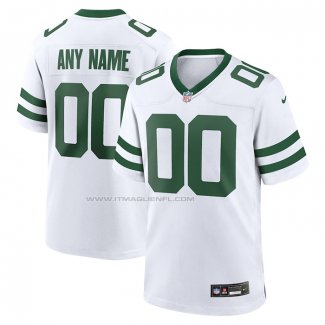 Maglia NFL Game New York Jets Personalizzate Bianco2