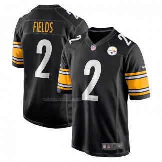 Maglia NFL Game Pittsburgh Steelers Justin Fields Nero