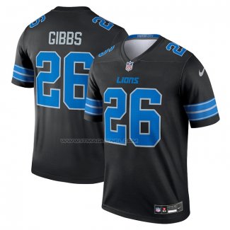 Maglia NFL Legend Detroit Lions Jahmyr Gibbs Nero