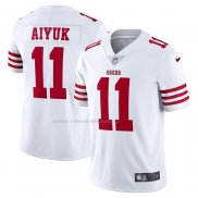 Maglia NFL Limited San Francisco 49ers Brandon Aiyuk Vapor Bianco