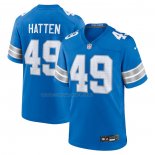 Maglia NFL Game Detroit Lions Hogan Hatten Blu