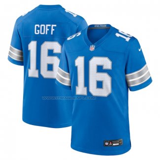 Maglia NFL Game Detroit Lions Jared Goff Blu2