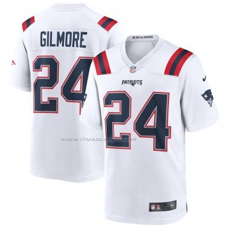 Maglia NFL Game New England Patriots Stephon Gilmore Bianco