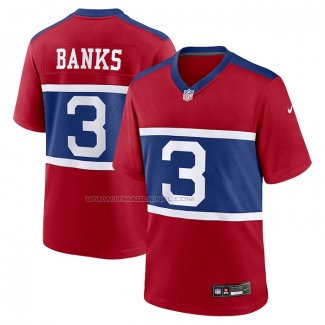 Maglia NFL Game New York Giants Deonte Banks Alternato Rosso