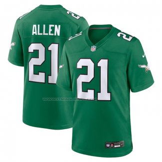 Maglia NFL Game Philadelphia Eagles Eric Allen Alternato Verde