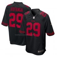 Maglia NFL Game San Francisco 49ers Talanoa Hufanga Nero