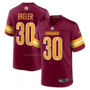 Maglia NFL Game Washington Commanders Austin Ekeler Rosso