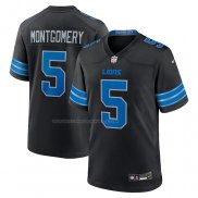 Maglia NFL Game Detroit Lions David Montgomery 2nd Alternato Nero