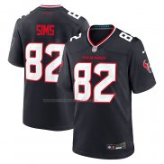 Maglia NFL Game Houston Texans Steven Sims Blu2