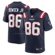 Maglia NFL Game New England Patriots Lynn Bowden JR. Home Blu