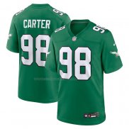 Maglia NFL Game Philadelphia Eagles Jalen Carter Alternato Verde