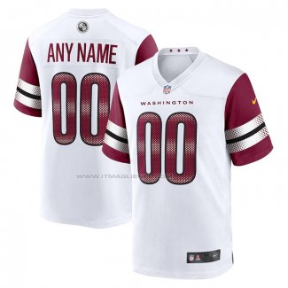 Maglia NFL Game Washington Commanders Personalizzate Bianco