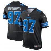 Maglia NFL Legend Detroit Lions Aidan Hutchinson Nero