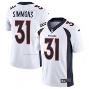 Maglia NFL Limited Denver Broncos Justin Simmons Vapor Bianco