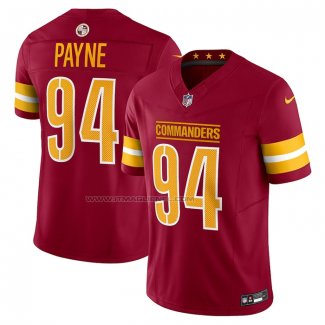 Maglia NFL Limited Washington Commanders Daron Payne Vapor F.U.S.E. Rosso