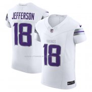 Maglia NFL Elite Minnesota Vikings Justin Jefferson Alternato Vapor F.U.S.E. Bianco