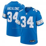 Maglia NFL Game Detroit Lions Alex Anzalone Blu2