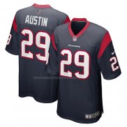 Maglia NFL Game Houston Texans Alex Austin 29 Blu