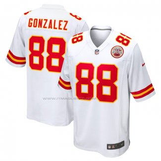 Maglia NFL Game Kansas City Chiefs Tony Gonzalez Retired Bianco