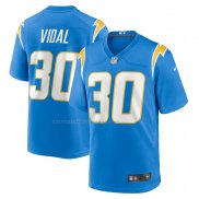 Maglia NFL Game Los Angeles Chargers Kimani Vidal Blu