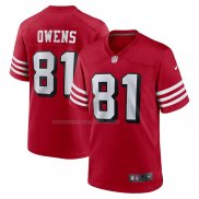 Maglia NFL Game San Francisco 49ers Terrell Owens Retired Alternato Rosso