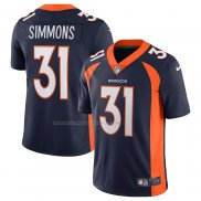 Maglia NFL Limited Denver Broncos Justin Simmons Alternato Vapor Blu