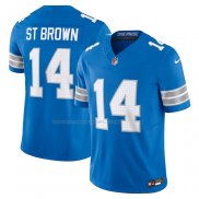 Maglia NFL Limited Detroit Lions Amon-ra St. Brown Vapor F.U.S.E. Blu