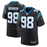 Maglia NFL Game Carolina Panthers D.J. Wonnum Nero