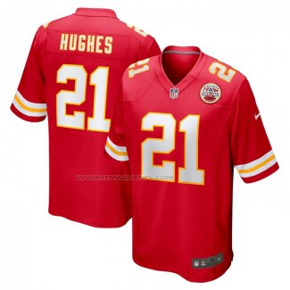 Maglia NFL Game Kansas City Chiefs Mike Hughes Rosso