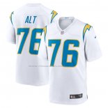 Maglia NFL Game Los Angeles Chargers Joe Alt 2024 NFL Draft First Round Pick Bianco