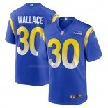 Maglia NFL Game Los Angeles Rams Josh Wallace Blu